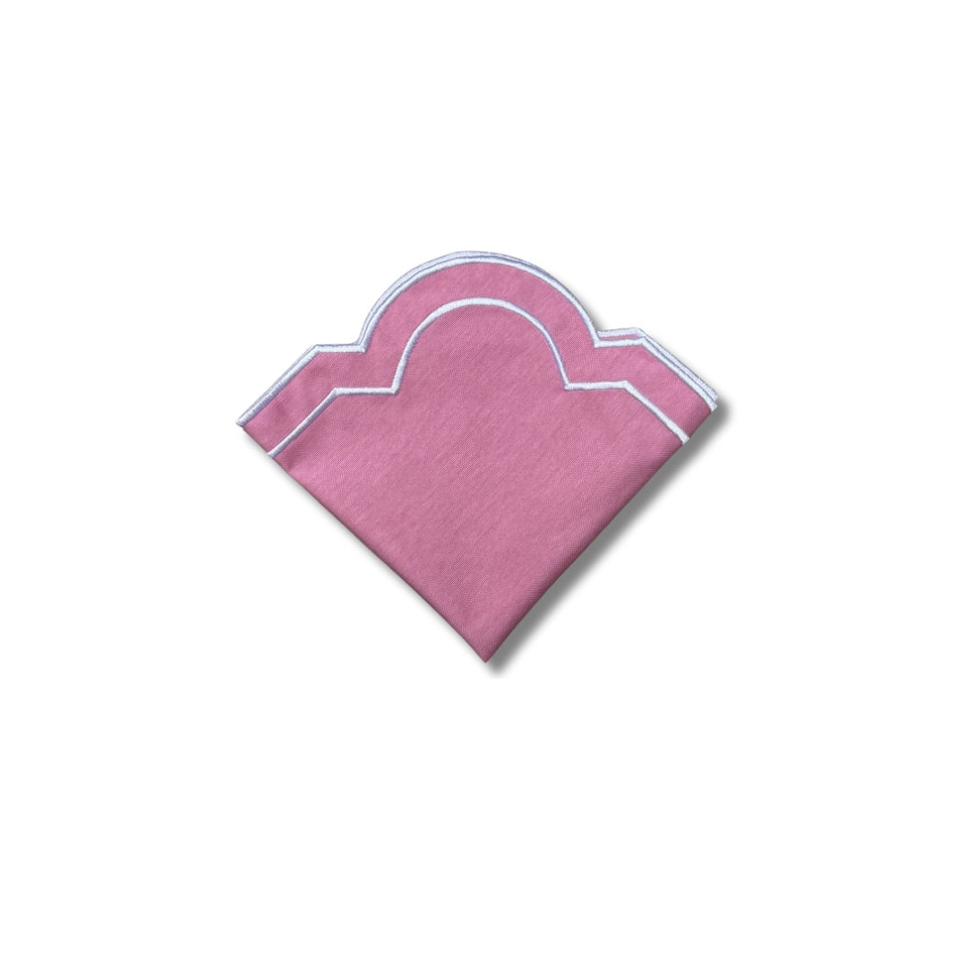 The Lea Napkins Pink Set of 4