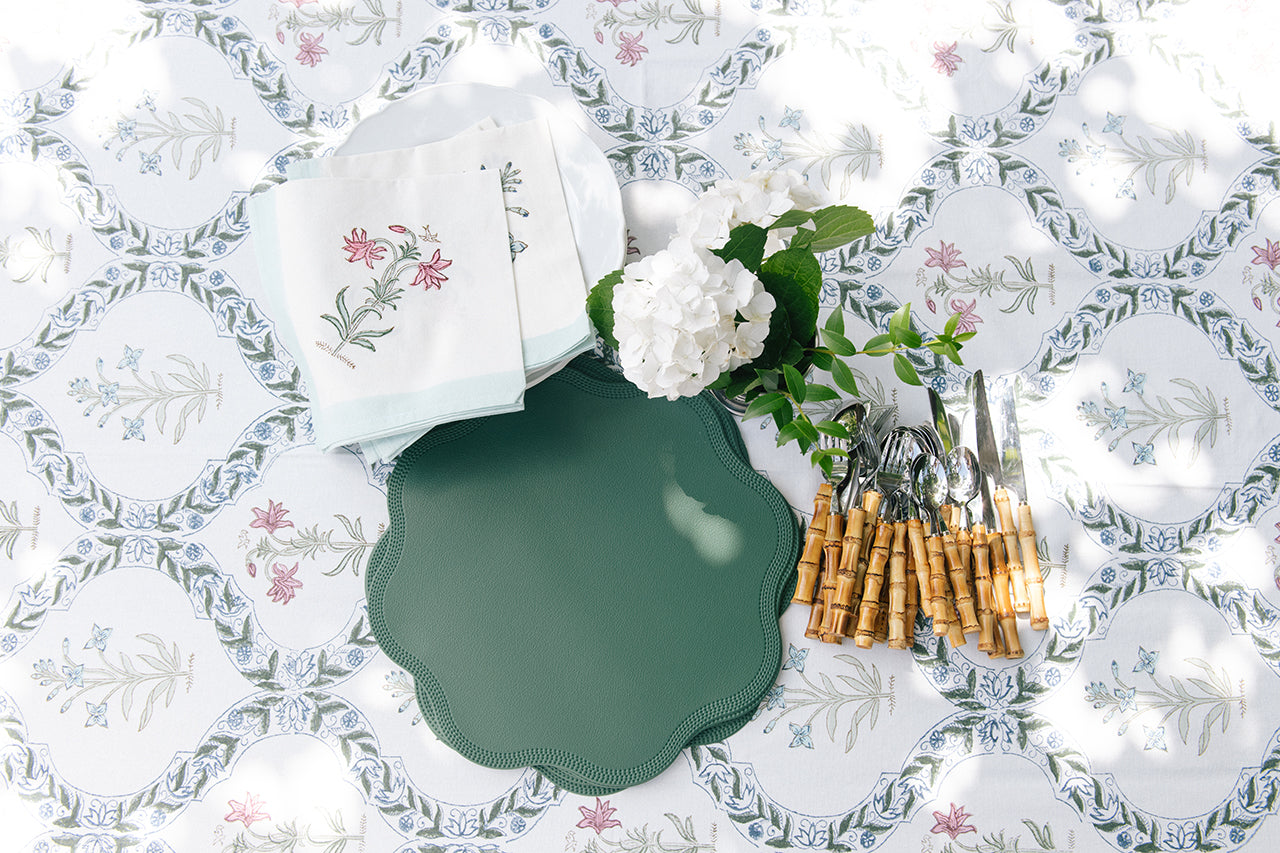 No Mess Placemat Green