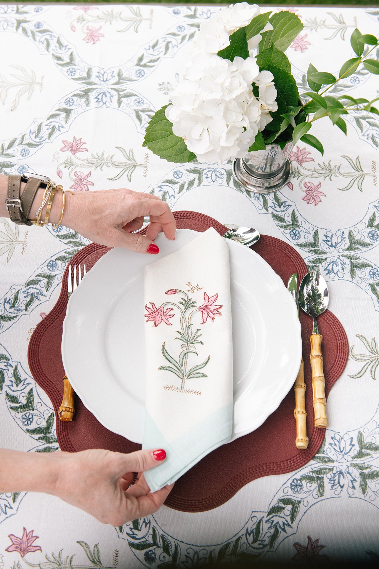 No Mess Placemat Burgandy