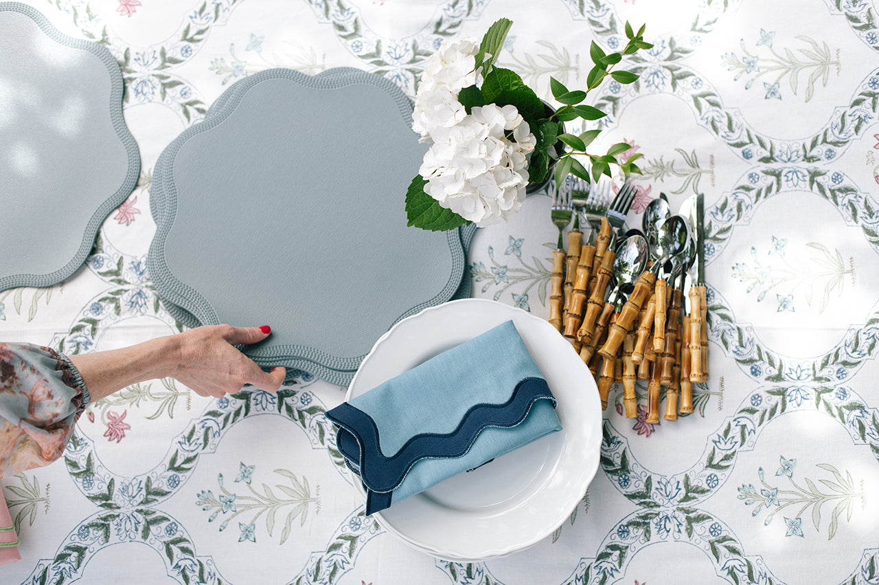 No Mess Placemat Blue