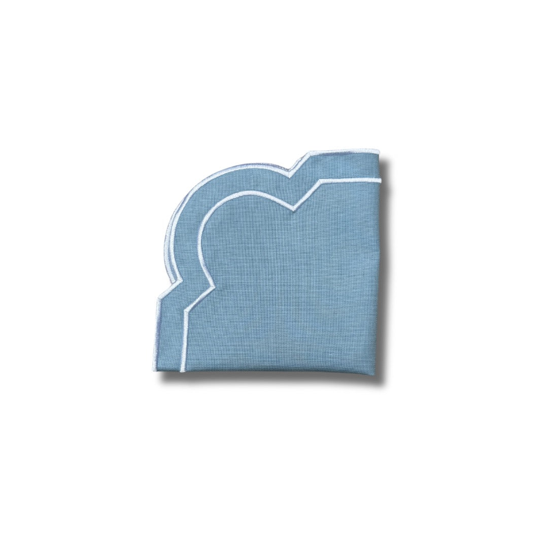 The Lea Napkins Blue Set of 4