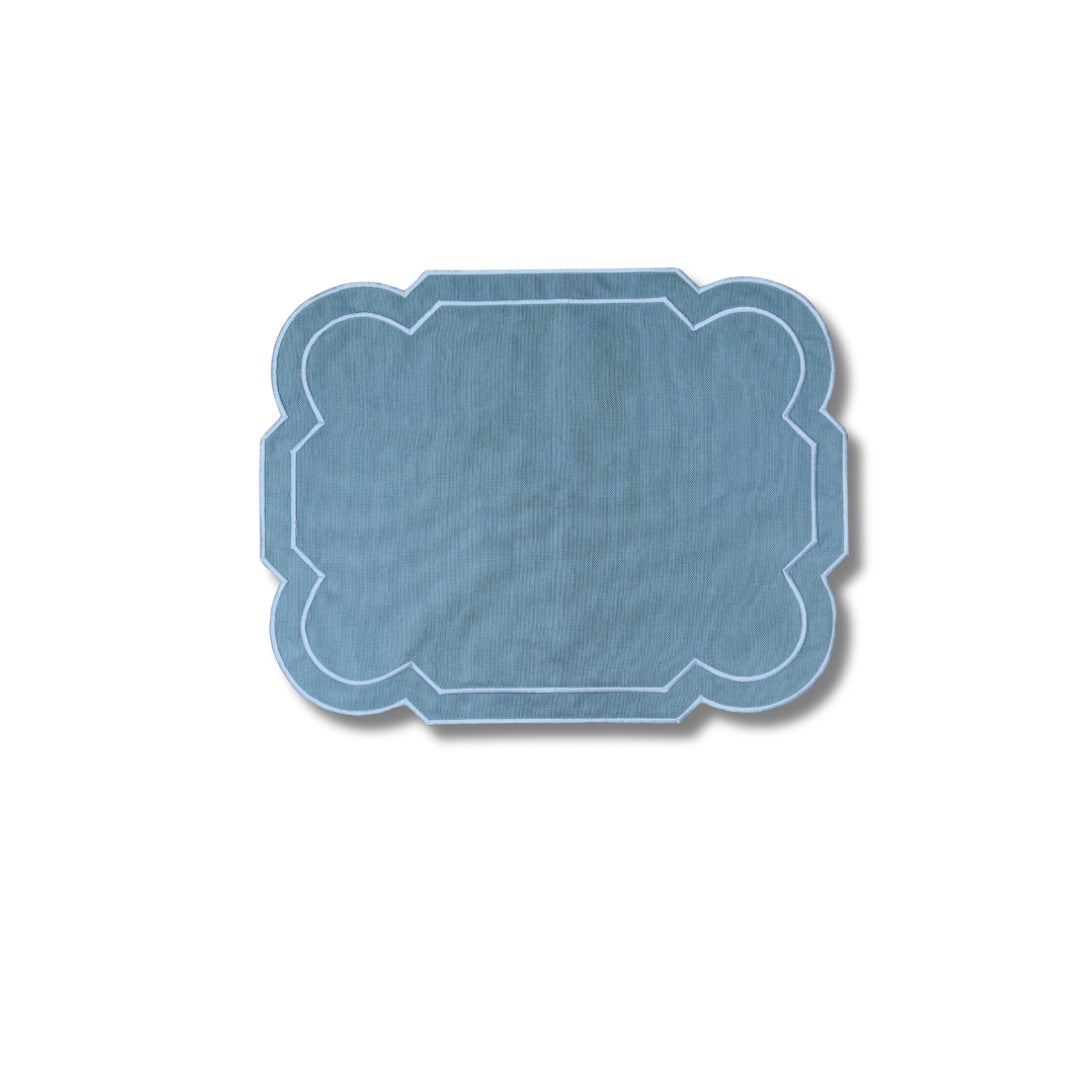 The Lea Placemats Blue Set of 4