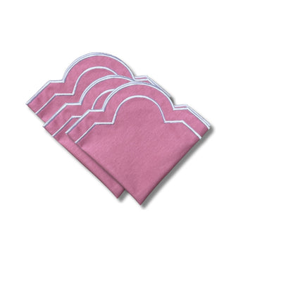 The Lea Napkins Pink Set of 4