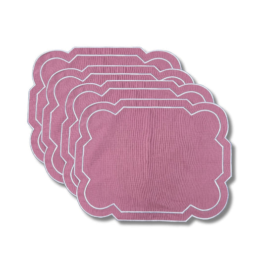 The Lea Placemats Pink Set of 4