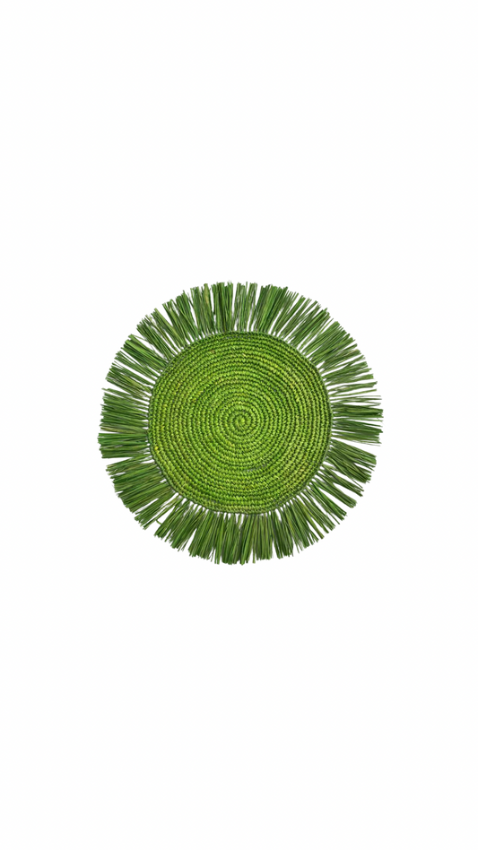 Fig Leaf Green Placemat by Amelia Carter