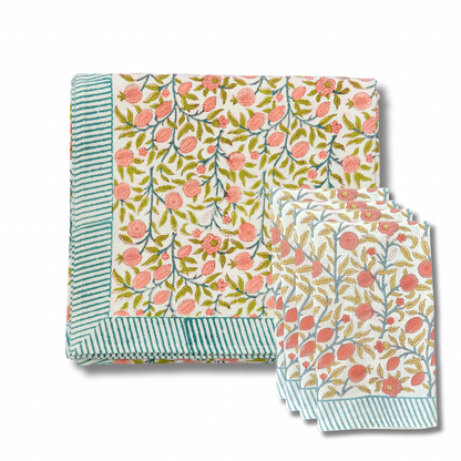 The McKellar Tablecloth AND Napkins SMALL Bundle