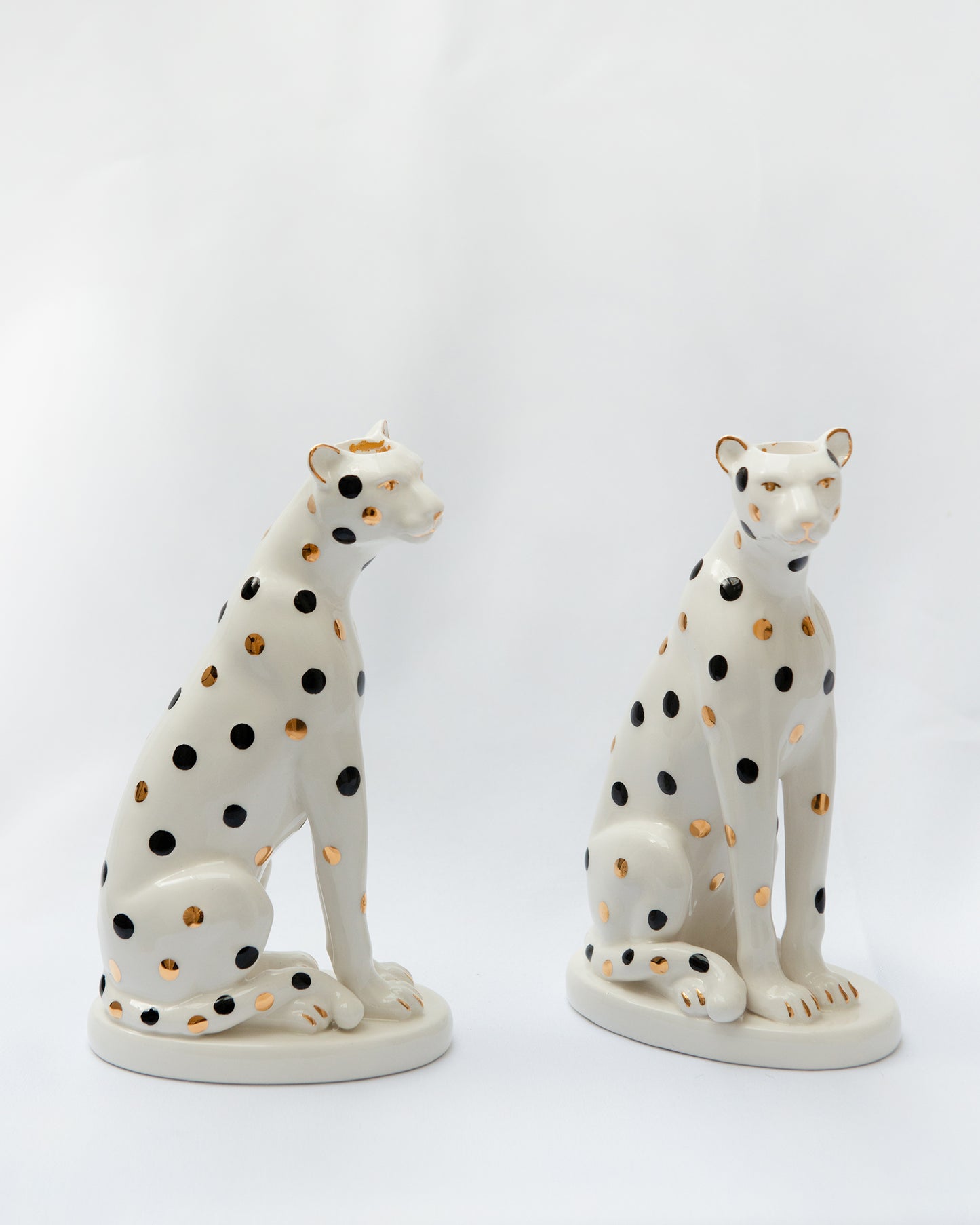 Leopard Candle Sticks