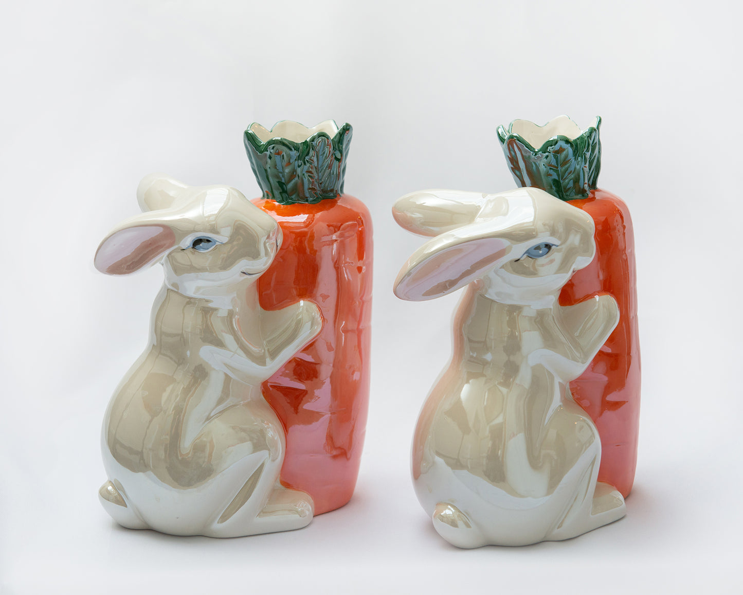 Bunny with Carrot Vase