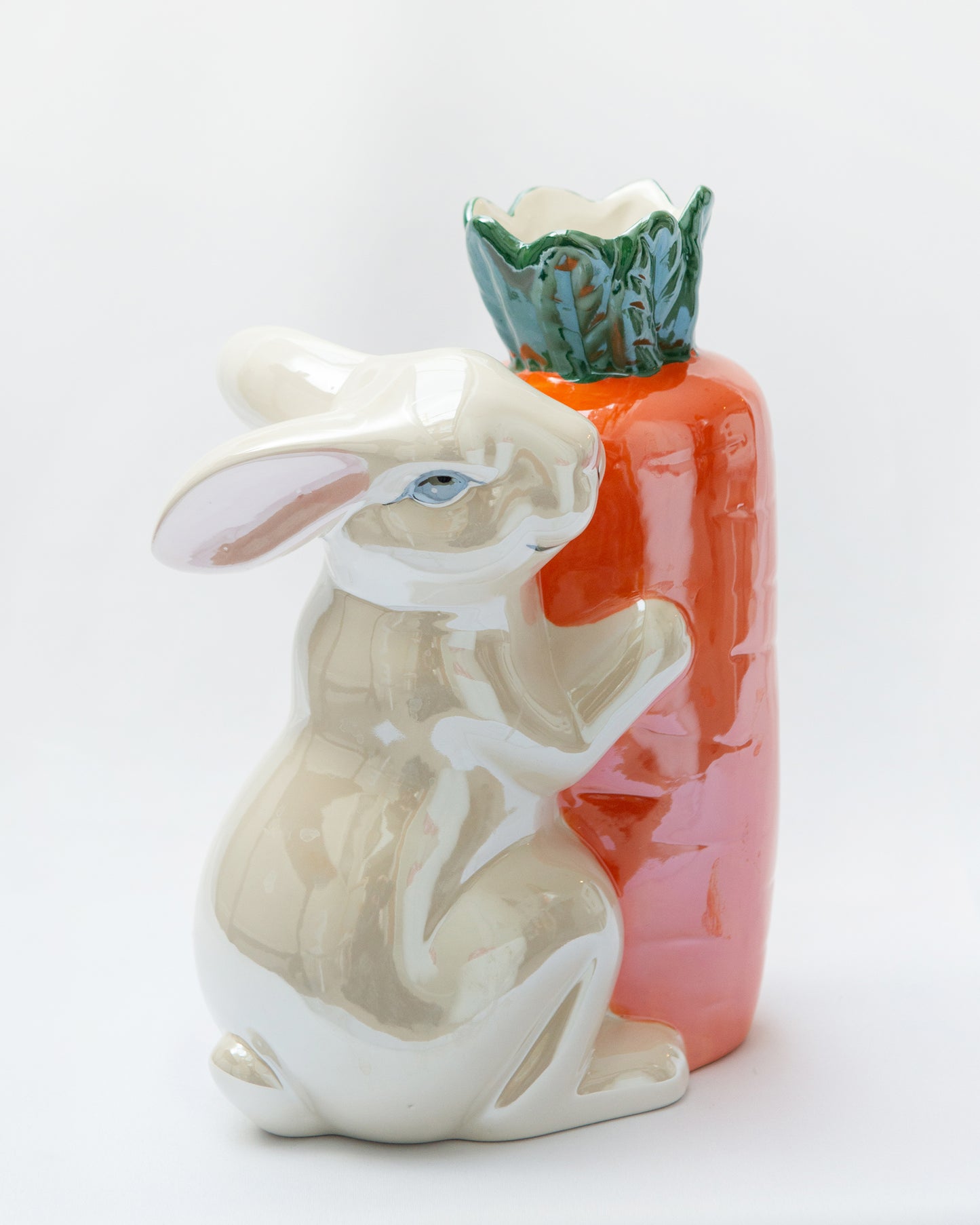 Bunny with Carrot Vase