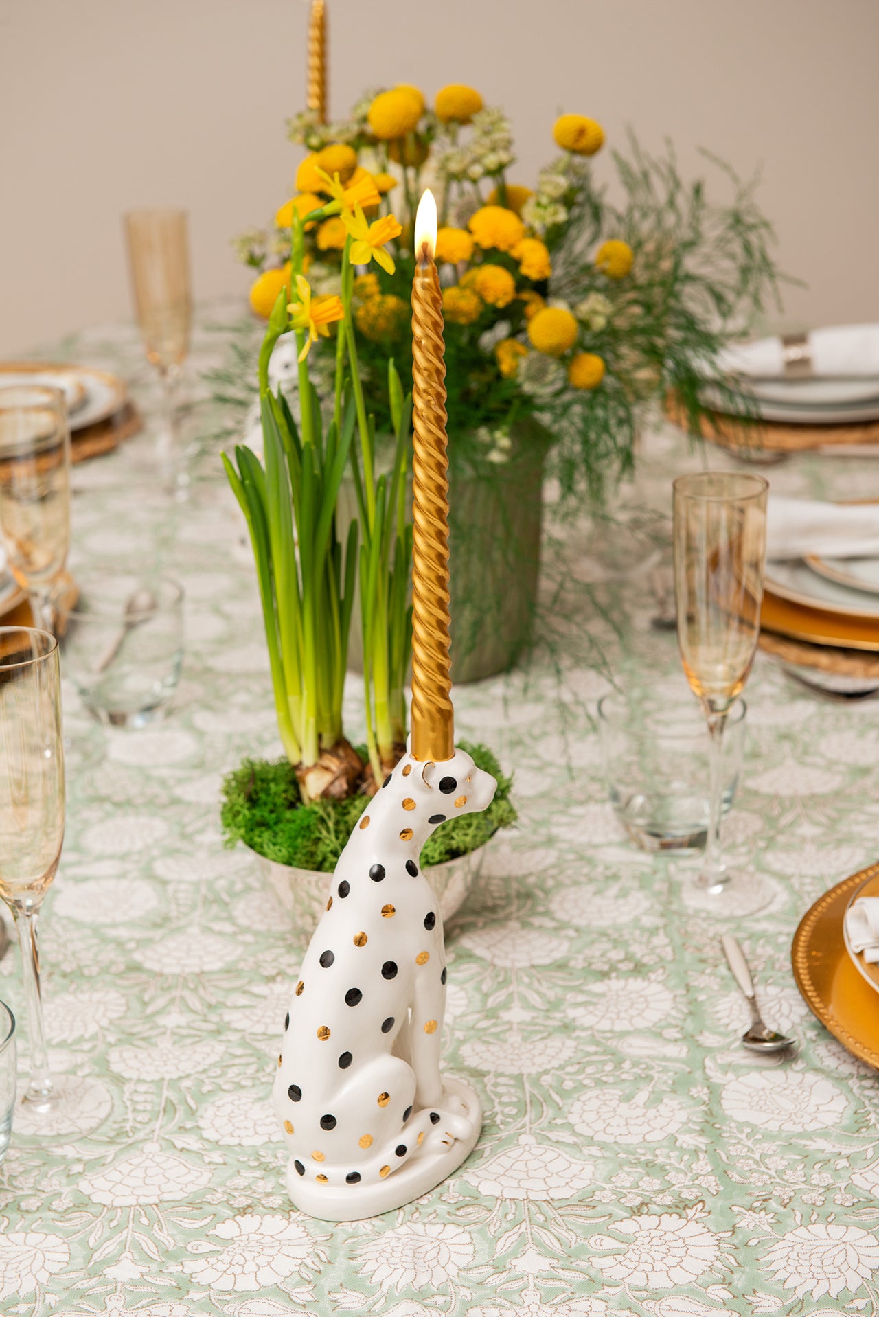 Leopard Candle Sticks