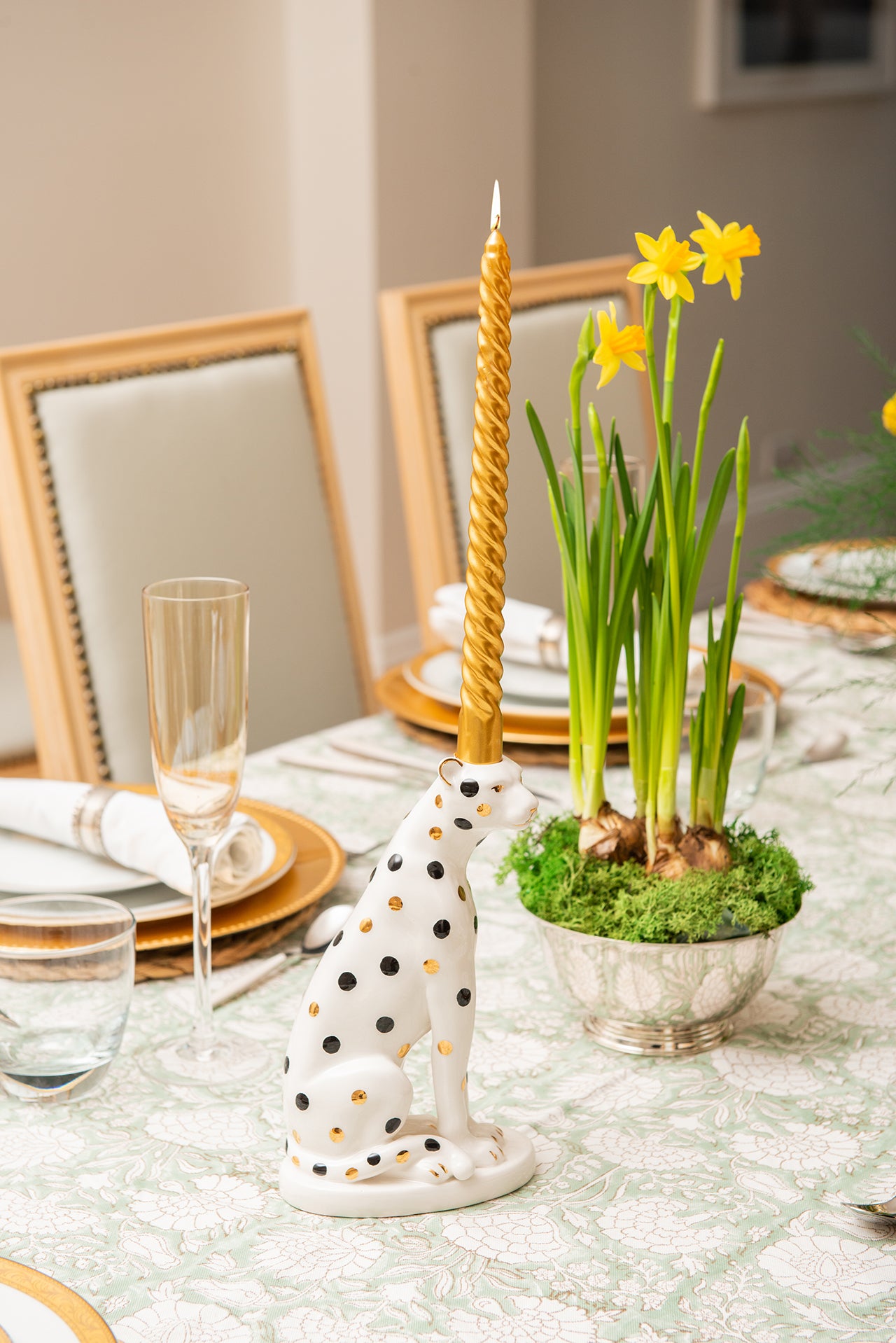 Leopard Candle Sticks